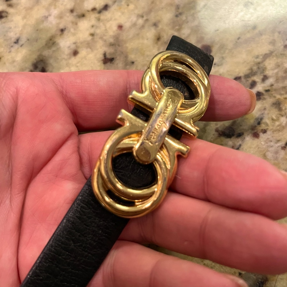 Woman’s ferragamo belt